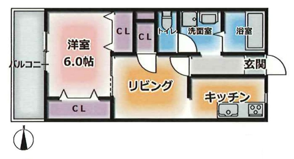 ルミエールダイドーの間取り