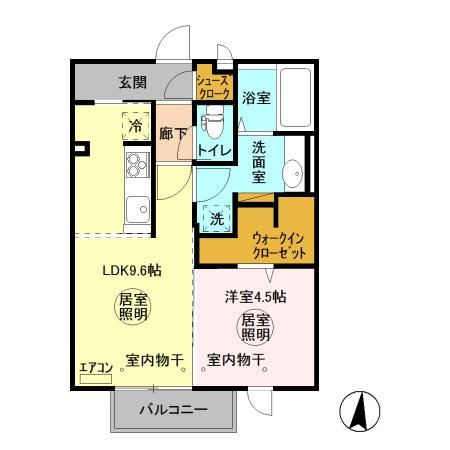 グランマーレＭＩＴＯ　Ｅの間取り