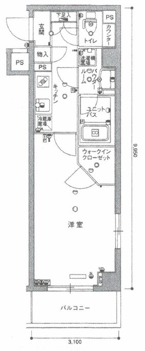 スカイコート板橋参番館の間取り|間取りです。