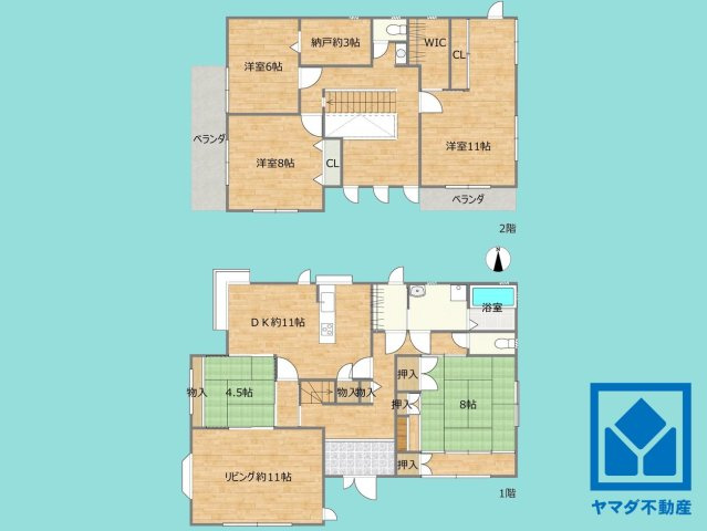 西宮市名塩南台２丁目の間取り|リフォーム予定間取り図
