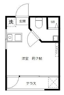 ＳＫ門前仲町Ⅱの間取り|間取りです。