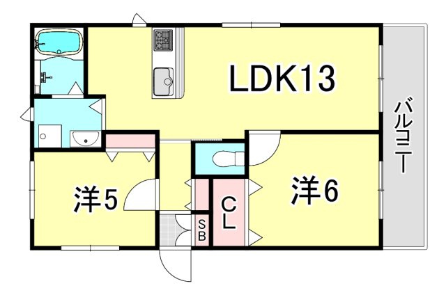SOL.LEVANTE Ⅲの間取り