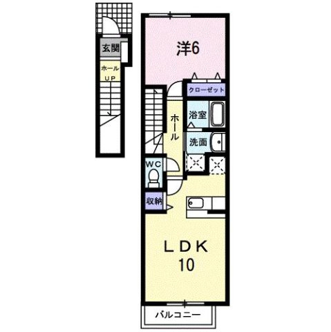 ラミアカ－メラ　ウーノの間取り|使い勝手の良い間取りです♪