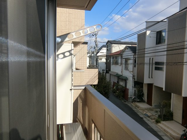 メゾンラールのバルコニー