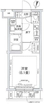 アイルプレミアム向島の間取り