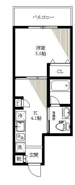 ネオクレアの間取り