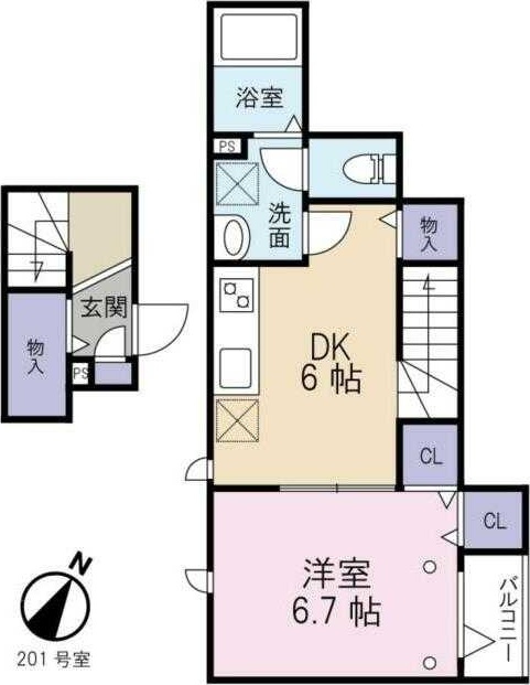 ルネス　ソフィアの間取り