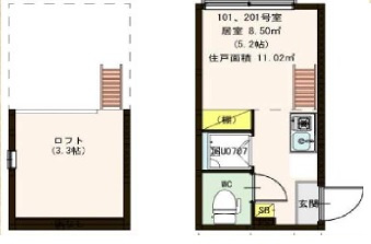 スカイソレイユの間取り
