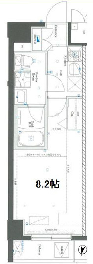 AZEST清澄白河の間取り