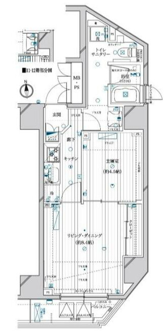 スプレスター上野根岸の間取り