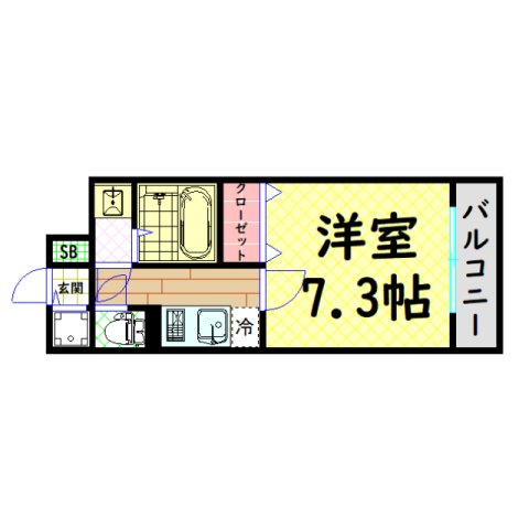 【間取り】 | エスリード中之島クロスゲート