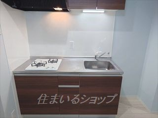 広島市安佐北区可部２丁目のアパートのキッチン