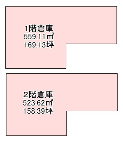 茨木市豊川４丁目の倉庫の間取り