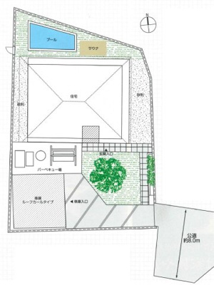【区画図】 | 【サウナ・プール・酸素カプセル設置】柏市大島田新築戸建て