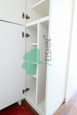 メルカパークコートの玄関|下駄箱もしっかりついてます！