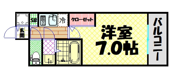 【間取り】 | S-RESIDENCE難波Briller
