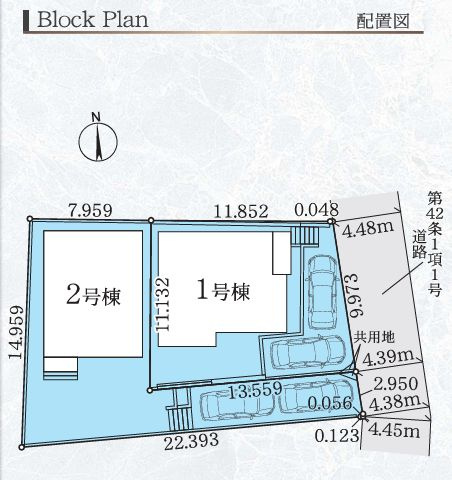 藤沢市長後新築戸建て　4期2号棟の区画図|区画図「藤沢市長後新築戸建て」