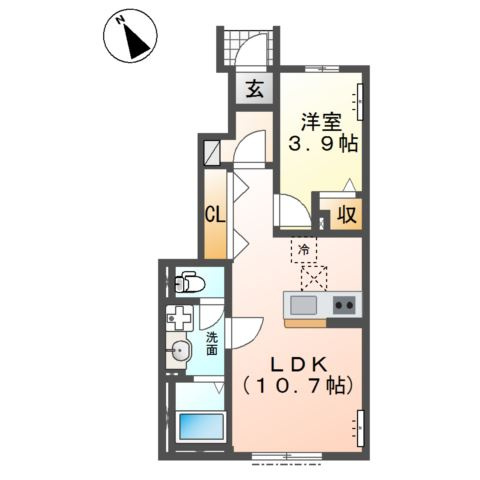 【間取り】 | 仮）館林市松原町３丁目新築アパート