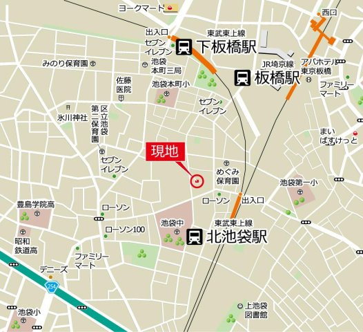 フィカーサ北池袋の周辺