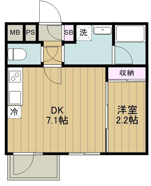 パークキューブ大森山王の間取り
