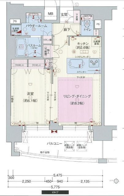 プレサンス桜通グレイスの間取り