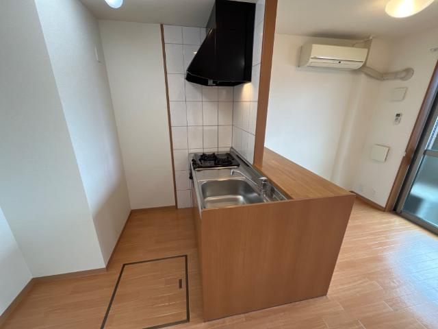 シャンビラージュのキッチン|カウンターキッチン