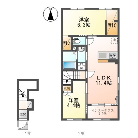 リンク　ドエル（Link dwell）の間取り