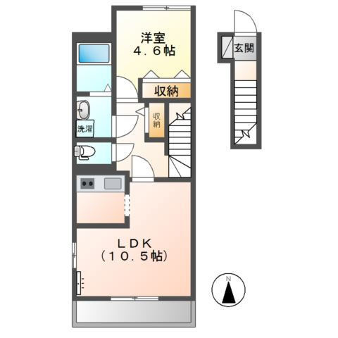メゾンアシューレの間取り