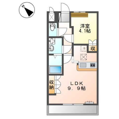 クレアの間取り