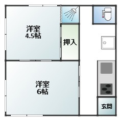 林荘の間取り