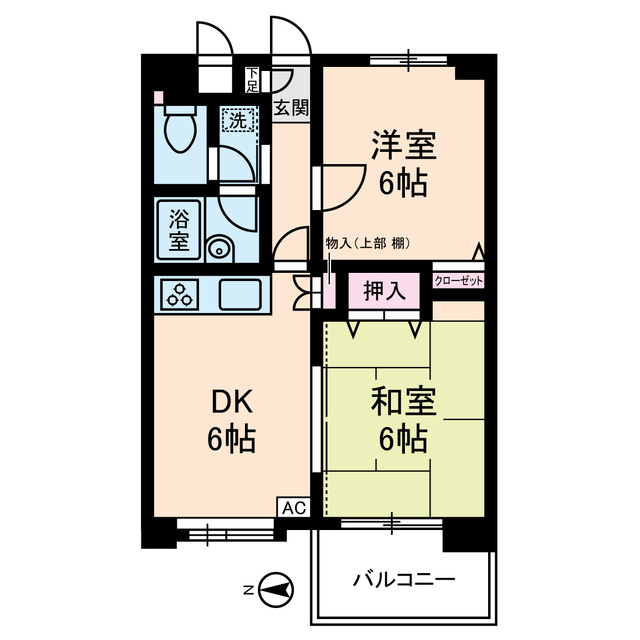 カピトール川崎Ⅰの間取り