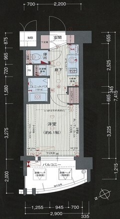 プレサンス天満ステーションフロントの間取り