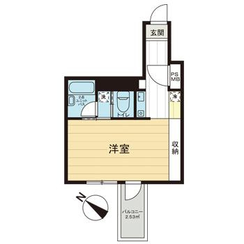 フォンテ青山の間取り