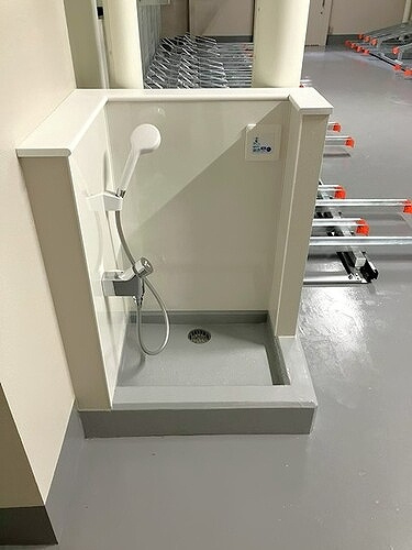 ジュノール札幌植物園の設備|ペット足洗い場（駐輪場の奥に設置しております）