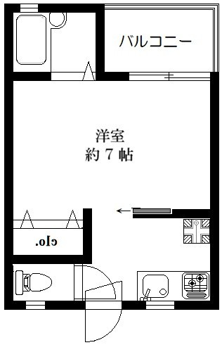 コーポ上石神井の間取り