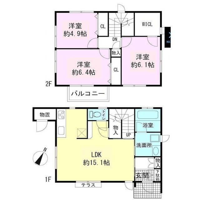 アヴェニールの間取り