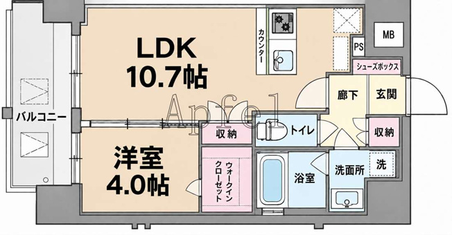 【間取り】 | ミラージュパレス新梅田Cielo