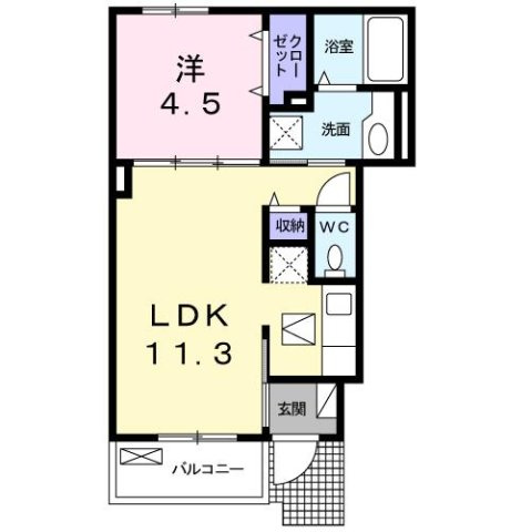 【間取り】 | アウローラ　Ｓ・Ｆ