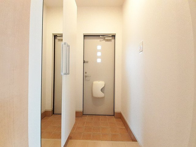 ポライトⅡの玄関|シンプルで使いやすい玄関です