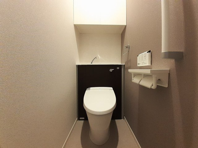 エクラ２２のトイレ|落ち着いた色調のトイレです