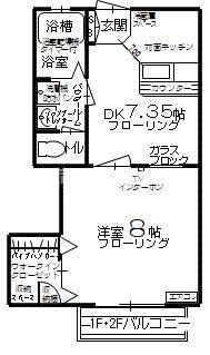 フォンティーヌつきみ野の間取り|他号室の写真です。