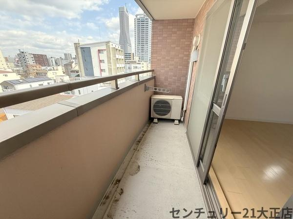 B-RISE弁天（旧：ルミエール弁天）のバルコニー|★洗濯物干せます！★