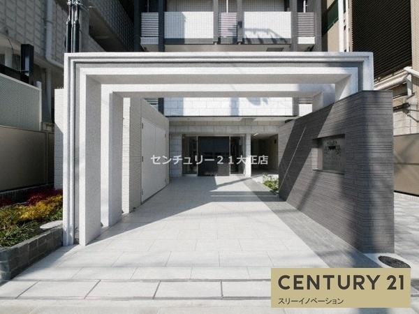 レオンヴァリエ大阪ベイシティ２のエントランス