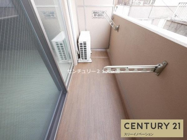 エグゼ大阪ドーム２のバルコニー