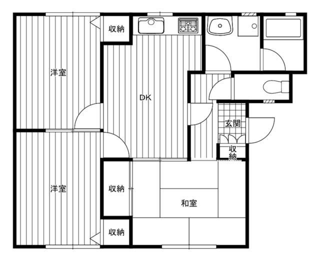 グリーンハイツの間取り