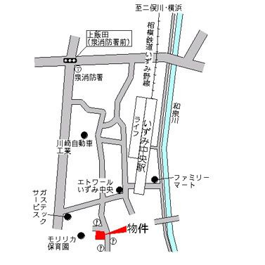 メゾンデフォンティヌの地図