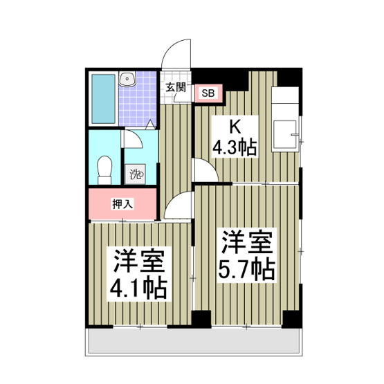 【間取り】 | サンモール相模