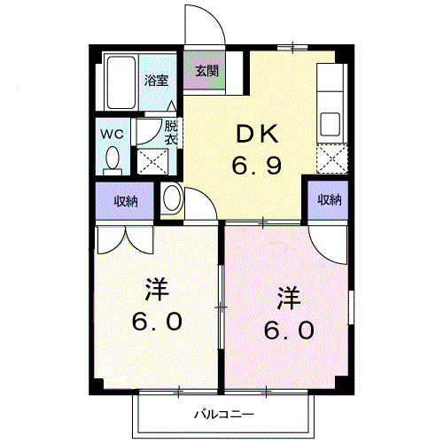 【間取り】 | ニューシティ三輪