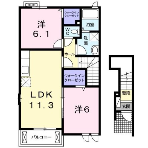 アルト・プエンテの間取り