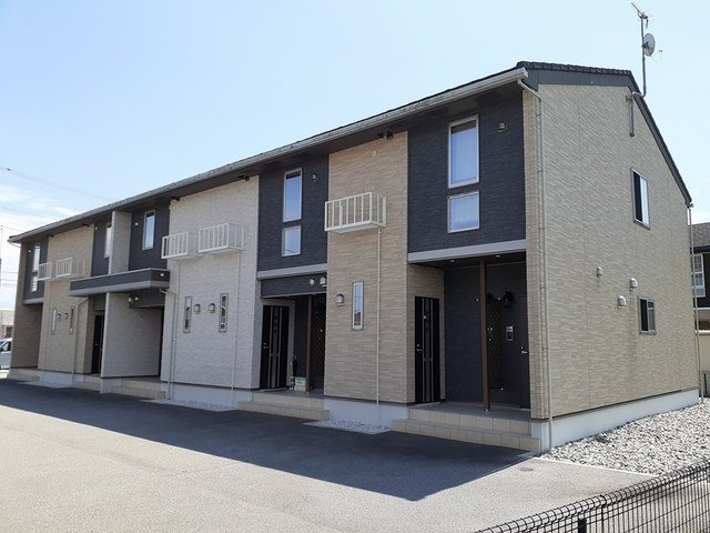 富山市婦中町中名のアパートの外観